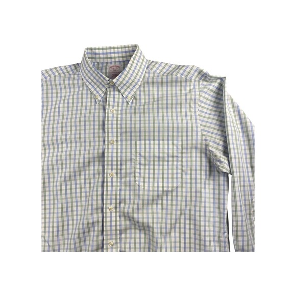 Brooks Brothers Other - Brooks Brothers 346 Plaid‎ Button Down Shirt Regular Fit Mens 16 2 3